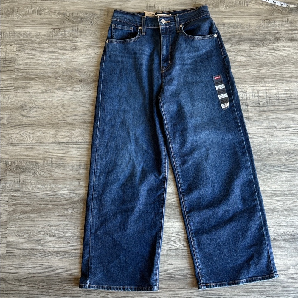Levi's Women's Blue Flare & Wide Leg Jeans - Picture 3 of 15